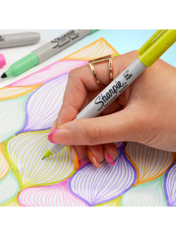 Sharpie Permanente markers ''Fine Glam Pop'' meerkleurig - 24 stuks