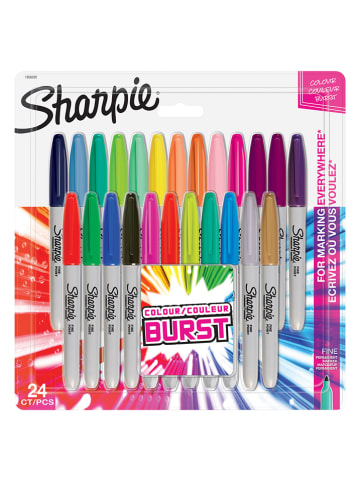 Sharpie Permanente markers ''Fine Color Burst'' meerkleurig - 24 stuks