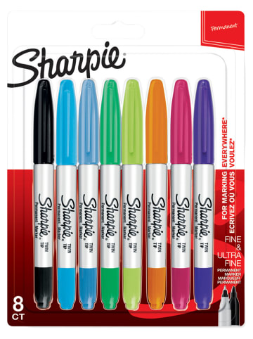 Sharpie Doppelmarker ''Twin Tip'' in Bunt - 8 Stück