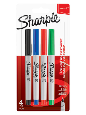 Sharpie Fineliner ''Ultra Fine'' in Bunt - 4 Stück