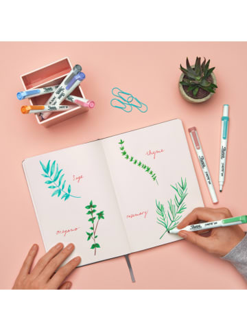 Sharpie Textmarker ''S-note DUO'' in Bunt - 8 Stück