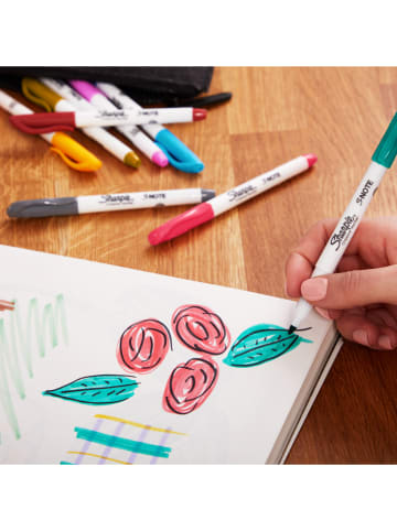 Sharpie Zakreślacze (4 szt.) "S-note" w różnych kolorach