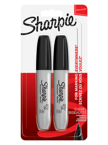 Sharpie Permanentmarker ''Chisel'' in Schwarz - 2 Stück