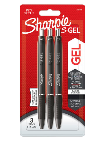 Sharpie Gelschreiber ''S-GEL'' - Schwarz - 3 Stück