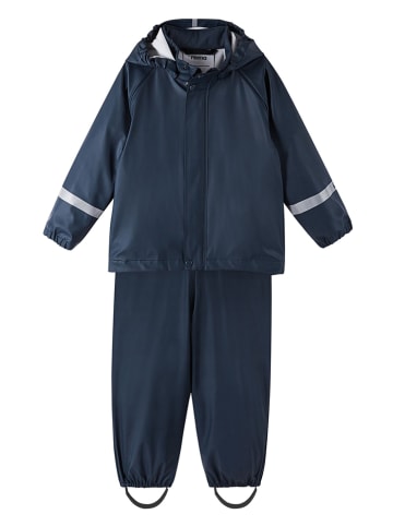 Reima 2tlg. Regenoutfit "Tihku" in Dunkelblau