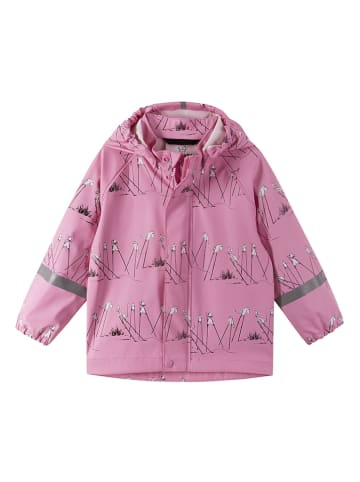 Reima 2tlg. Regenoutfit "Moomin" in Rosa/ Schwarz