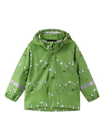 Reima 2tlg. Regenoutfit "Moomin" in Grün/ Schwarz