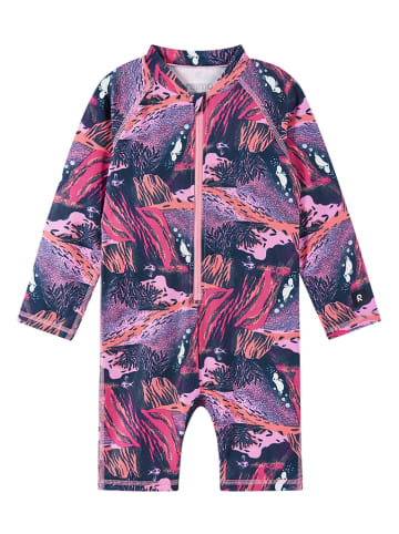Reima Badeoverall "Moomin Sandig" in Dunkelblau/ Pink