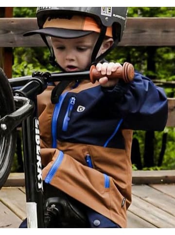 Kamik 3-in-1 regenjas "Silas" bruin/blauw