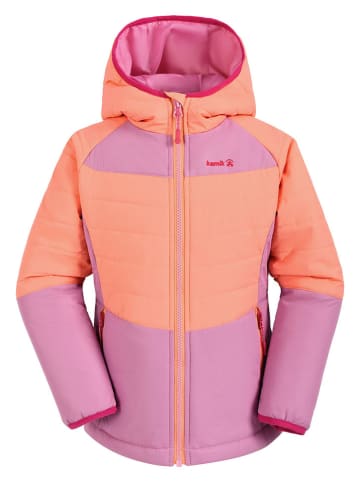 Kamik Dunne all-season doorgestikte jas "Celeste" oranje/lichtroze