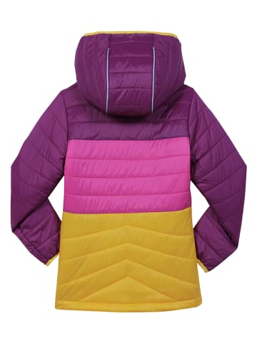 Kamik Dunne doorgestikte 4-seizoensjas "Harley" roze/okergeel/paars