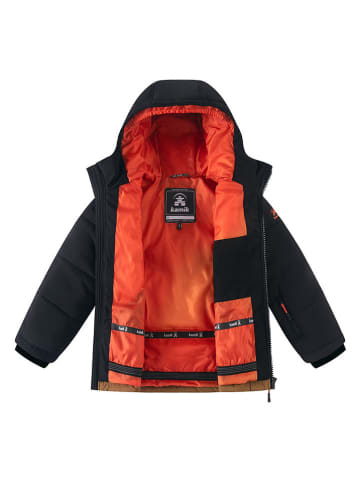 Kamik Winterjas "Winston" zwart/lichtbruin