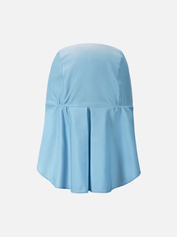 Reima Schirmmütze mit Nackenschutz "Mustekala" in Hellblau