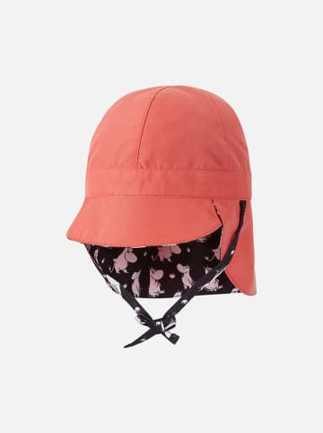 Reima Wende-Schirmmütze mit Nackenschutz "Moomin" in Schwarz/ Pink
