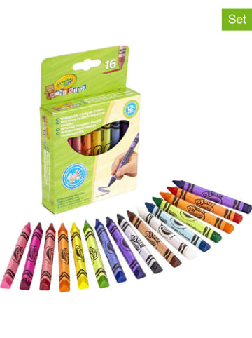 Crayola 16er-Set: Wachsmalkreiden - ab 12 Monaten