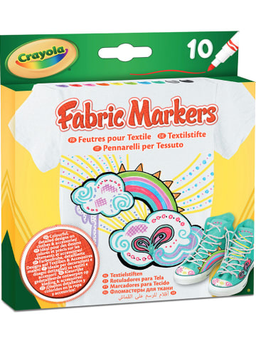 Crayola Flamastry (10 szt.) do tkanin - 4+