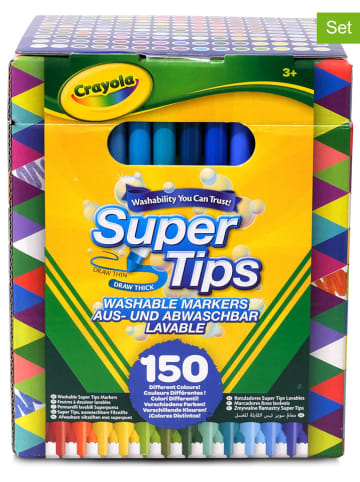Crayola Flamastry (150 szt.) "SuperTips Markers"