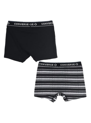 Converse Bokserki (2 pary) w kolorze czarnym i szarym