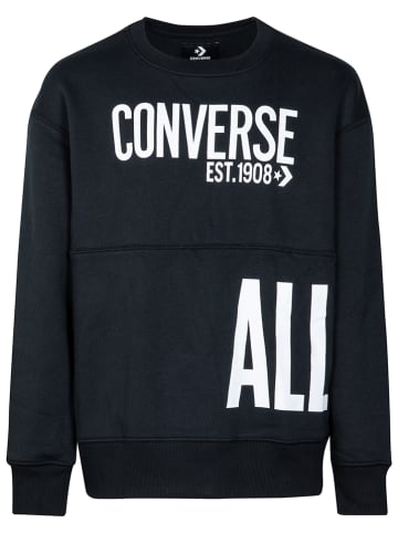 Converse Sweatshirt in Schwarz