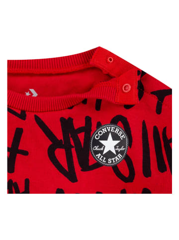 Converse 2tlg. Outfit in Rot/ Schwarz