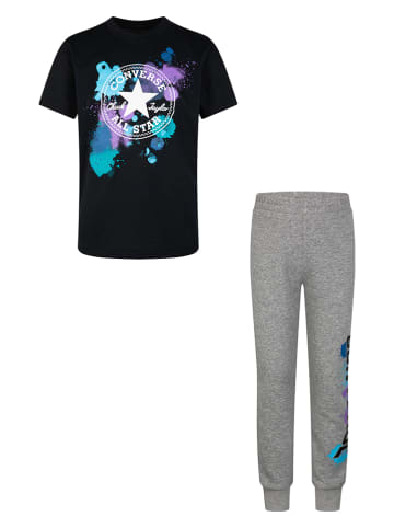 Converse 2-delige outfit zwart/grijs