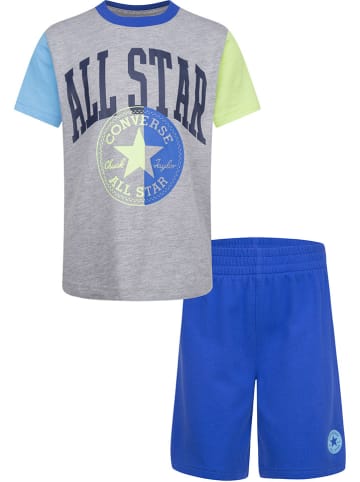 Converse 2-delige outfit grijs/blauw