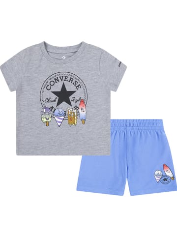 Converse 2-częściowy zestaw w kolorze szaro-błękitnym