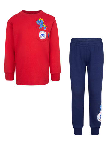 Converse 2tlg. Outfit in Rot/ Dunkelblau