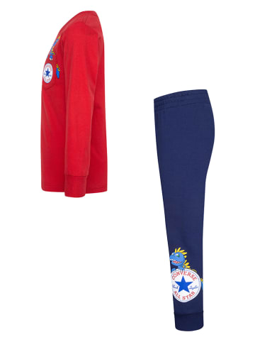 Converse 2tlg. Outfit in Rot/ Dunkelblau