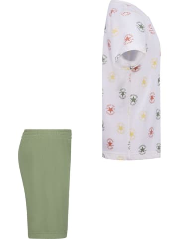 Converse 2tlg. Outfit in Weiß/ Grün