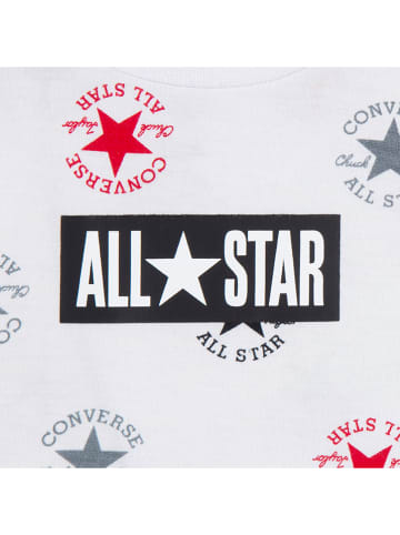 Converse 2tlg. Outfit in Weiß/ Rot