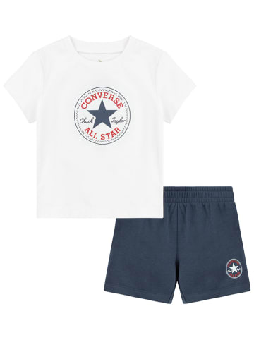 Converse 2-częściowy zestaw w kolorze biało-granatowym