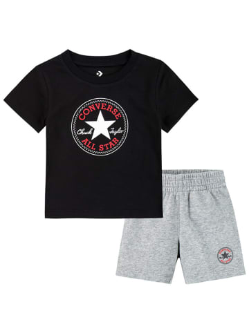 Converse 2tlg. Outfit in Schwarz/ Grau