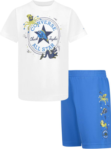 Converse 2tlg. Outfit in Weiß/ Blau