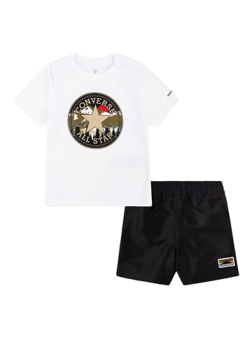 Converse 2-delige outfit zwart/wit