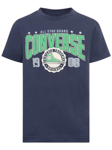 Converse Shirt in Dunkelblau/ Grün