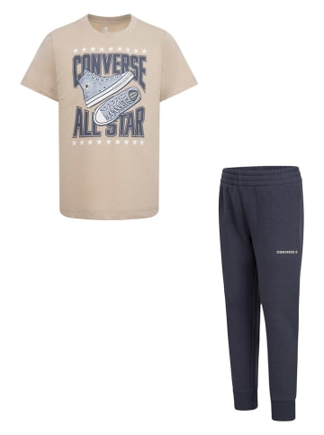 Converse 2tlg. Outfit in Beige/ Dunkelblau