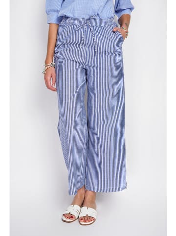 William de Faye Broek blauw/wit