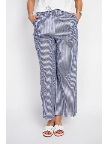 William de Faye Broek donkerblauw/wit