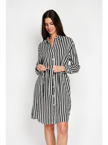 William de Faye Sukienka w kolorze czarno-białym