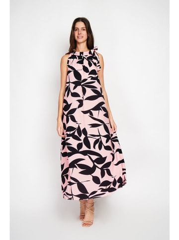 William de Faye Kleid in Schwarz/ Rosa