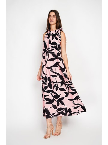 William de Faye Kleid in Schwarz/ Rosa