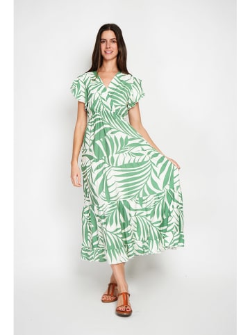 William de Faye Sukienka w kolorze miętowo-białym