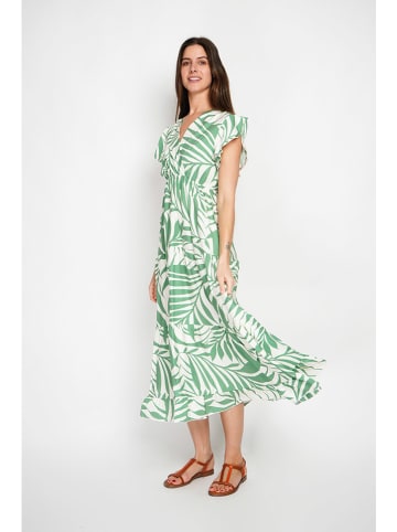 William de Faye Kleid in Mint/ Weiß