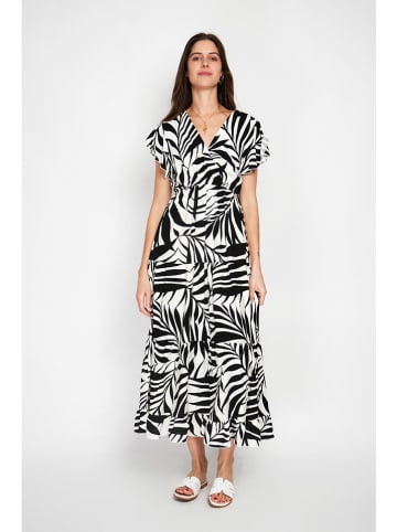 William de Faye Kleid in Schwarz/ Creme