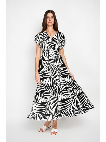 William de Faye Kleid in Schwarz/ Creme