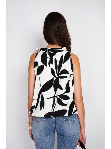 William de Faye Top w kolorze czarno-białym