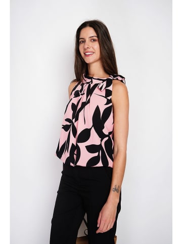 William de Faye Top lichtroze/zwart