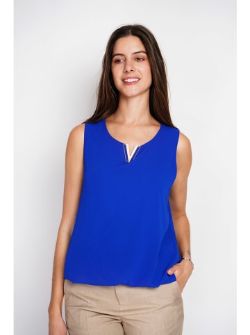 William de Faye Bluse in Blau