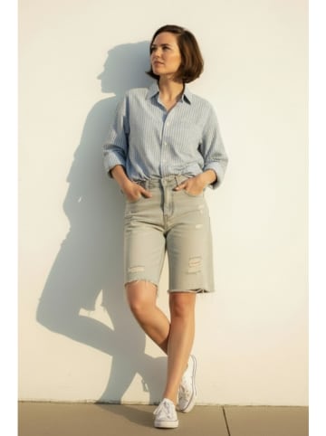 William de Faye Blouse grijs/wit